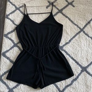 Black tank romper
